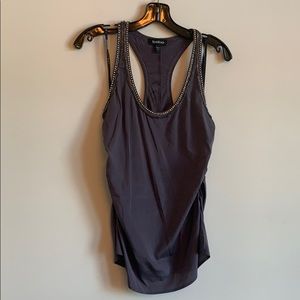 Silk racer back tank by bebe